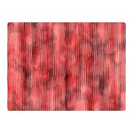 Abstrait Texture Rouge/Noir Double Sided Flano Blanket (Mini)  35 x27  Blanket Back