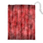 Abstrait Texture Rouge/Noir Drawstring Pouch (4XL) Front