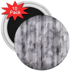 Abstrait Texture Gris/noir 3  Magnets (10 Pack)  by kcreatif