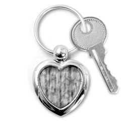 Abstrait Texture Gris/noir Key Chain (heart) by kcreatif