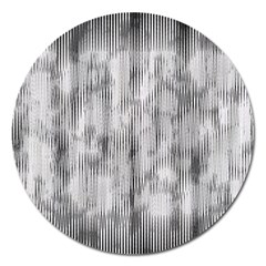 Abstrait Texture Gris/noir Magnet 5  (round) by kcreatif