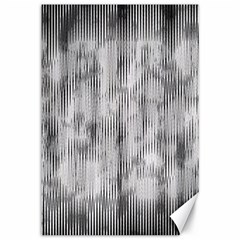 Abstrait Texture Gris/noir Canvas 12  X 18  by kcreatif