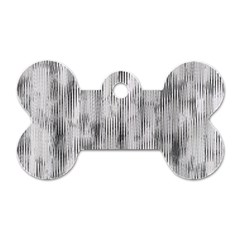 Abstrait Texture Gris/noir Dog Tag Bone (one Side) by kcreatif