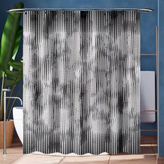 Abstrait Texture Gris/noir Shower Curtain 60  X 72  (medium)  by kcreatif