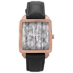 Abstrait Texture Gris/noir Rose Gold Leather Watch  by kcreatif