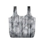 Abstrait Texture Gris/Noir Full Print Recycle Bag (S) Front