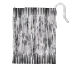 Abstrait Texture Gris/noir Drawstring Pouch (5xl) by kcreatif