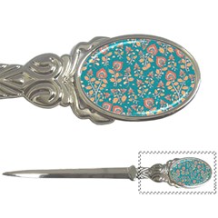 Teal Floral Paisley Letter Opener by mccallacoulture