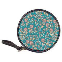 Teal Floral Paisley Classic 20-cd Wallets by mccallacoulture