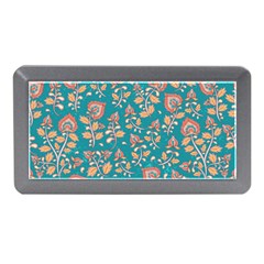 Teal Floral Paisley Memory Card Reader (mini) by mccallacoulture