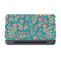 Teal Floral Paisley Memory Card Reader With Cf by mccallacoulture