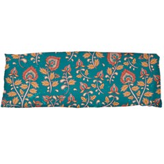 Teal Floral Paisley Body Pillow Case Dakimakura (two Sides) by mccallacoulture