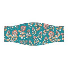 Teal Floral Paisley Stretchable Headband by mccallacoulture