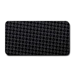 Damiers Abstrait Gris/noir Medium Bar Mats