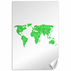 Environment Concept World Map Illustration Canvas 20  X 30  by dflcprintsclothing