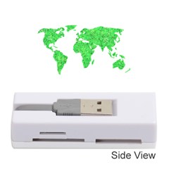 Environment Concept World Map Illustration Memory Card Reader (stick) by dflcprintsclothing