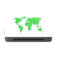 Environment Concept World Map Illustration Memory Card Reader With Cf by dflcprintsclothing