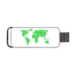 Environment Concept World Map Illustration Portable Usb Flash (two Sides) by dflcprintsclothing