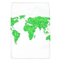 Environment Concept World Map Illustration Removable Flap Cover (s)