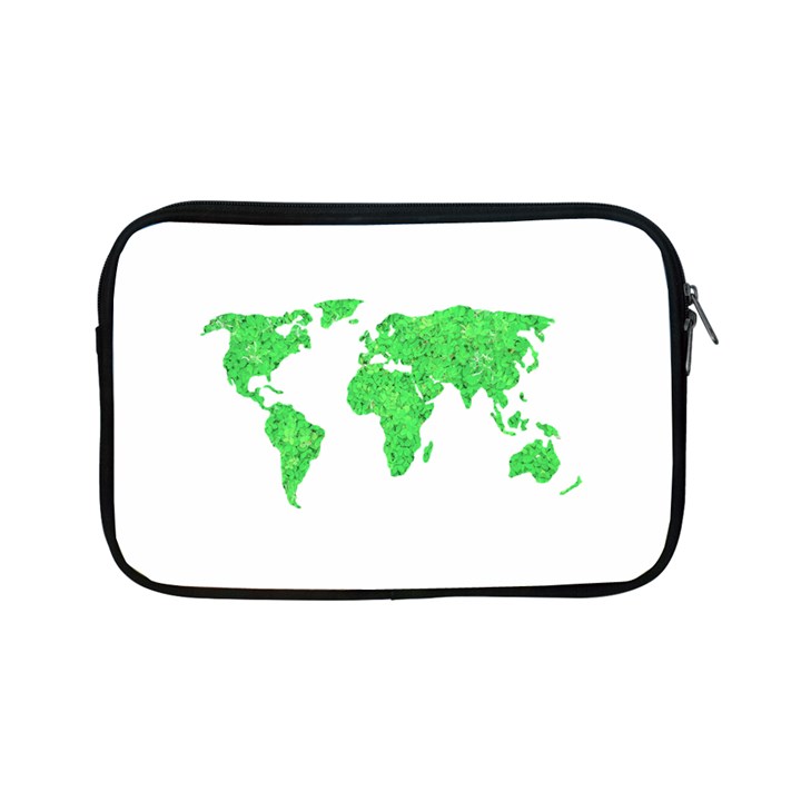 Environment Concept World Map Illustration Apple iPad Mini Zipper Cases