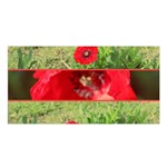 Photos Collage Coquelicots Satin Shawl Front