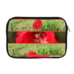 Photos Collage Coquelicots Apple Macbook Pro 17  Zipper Case by kcreatif