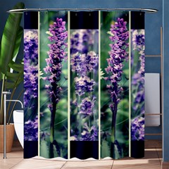 Collage Fleurs Violette Shower Curtain 60  X 72  (medium)  by kcreatif