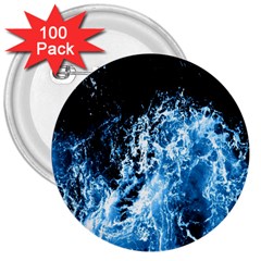 Photo Vagues  3  Buttons (100 Pack)  by kcreatif