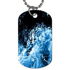 Photo Vagues  Dog Tag (one Side) by kcreatif