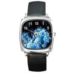 Photo Vagues  Square Metal Watch by kcreatif