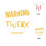 Twerking T-Shirt best dancer lovers & twirken twerken gift | Booty Shake Dance Twerken present | twerkin Shirt twerking tee Playing Cards Single Design (Heart) Front