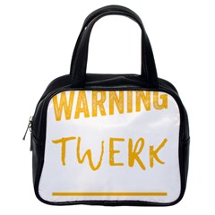 Twerking T-shirt Best Dancer Lovers & Twirken Twerken Gift | Booty Shake Dance Twerken Present | Twerkin Shirt Twerking Tee Classic Handbag (one Side) by reckmeck