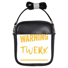 Twerking T-shirt Best Dancer Lovers & Twirken Twerken Gift | Booty Shake Dance Twerken Present | Twerkin Shirt Twerking Tee Girls Sling Bag by reckmeck