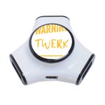 Twerking T-Shirt best dancer lovers & twirken twerken gift | Booty Shake Dance Twerken present | twerkin Shirt twerking tee 3-Port USB Hub Front