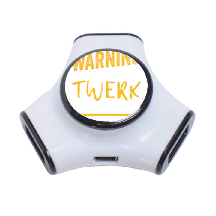 Twerking T-Shirt best dancer lovers & twirken twerken gift | Booty Shake Dance Twerken present | twerkin Shirt twerking tee 3-Port USB Hub