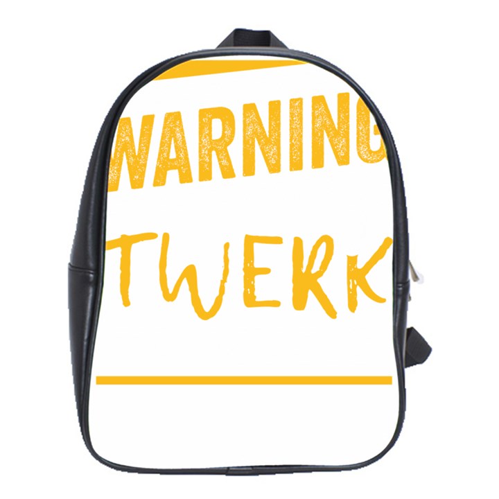 Twerking T-Shirt best dancer lovers & twirken twerken gift | Booty Shake Dance Twerken present | twerkin Shirt twerking tee School Bag (XL)