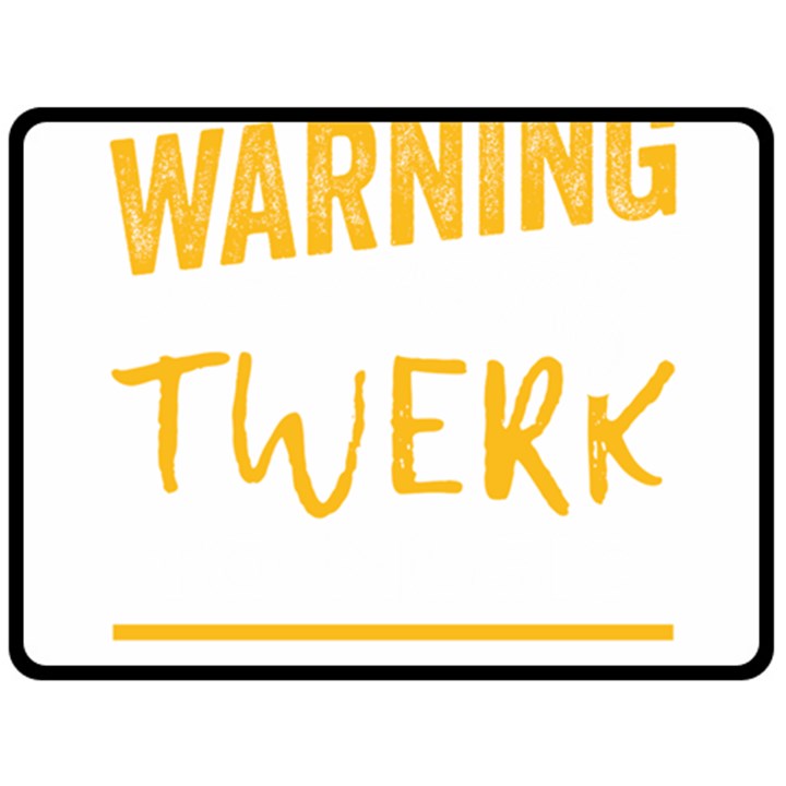 Twerking T-Shirt best dancer lovers & twirken twerken gift | Booty Shake Dance Twerken present | twerkin Shirt twerking tee Double Sided Fleece Blanket (Large) 