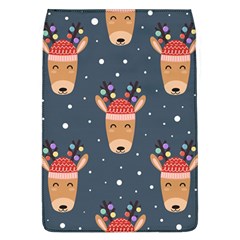 Cute Deer Heads Seamless Pattern Christmas Removable Flap Cover (l) by Vaneshart