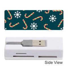 Christmas Seamless Pattern With Candies Snowflakes Memory Card Reader (stick) by Vaneshart