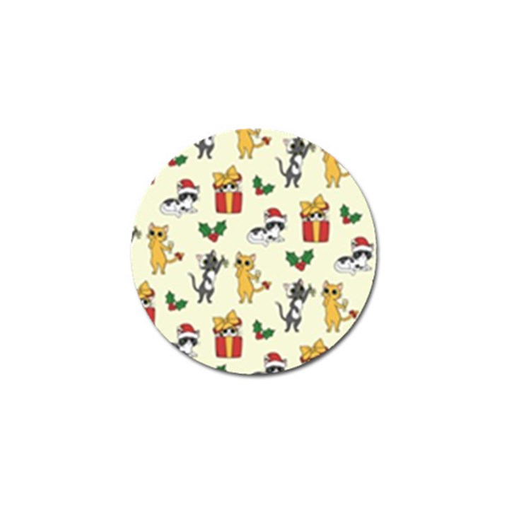 Christmas Funny Pattern Cat Golf Ball Marker