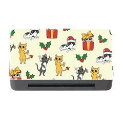 Christmas Funny Pattern Cat Memory Card Reader With Cf by Vaneshart