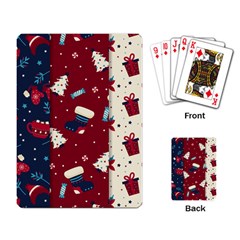 Flat Design Christmas Pattern Collection Art Playing Cards Single Design (rectangle) by Vaneshart