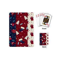 Flat Design Christmas Pattern Collection Art Playing Cards Single Design (mini) by Vaneshart