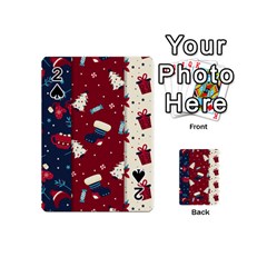 Flat Design Christmas Pattern Collection Art Playing Cards 54 Designs (mini) by Vaneshart