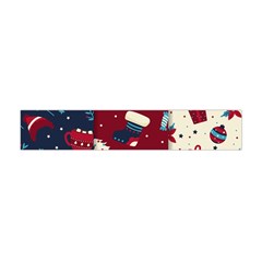 Flat Design Christmas Pattern Collection Art Flano Scarf (mini) by Vaneshart