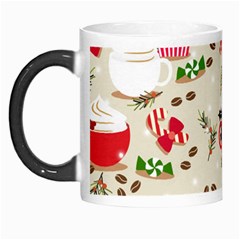 Christmas Coffe Cupcake Seamless Pattern Morph Mugs by Vaneshart