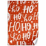 Ho Ho Ho Lettering Seamless Pattern Santa Claus Laugh Canvas 12  x 18  11.88 x17.36  Canvas - 1