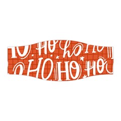 Ho Ho Ho Lettering Seamless Pattern Santa Claus Laugh Stretchable Headband by Vaneshart