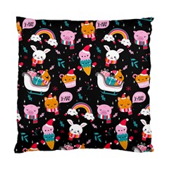 Colorful Funny Christmas Pattern Merry Xmas Standard Cushion Case (One Side)