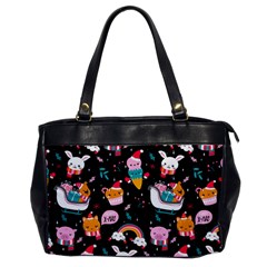 Colorful Funny Christmas Pattern Merry Xmas Oversize Office Handbag